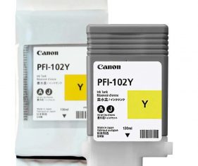 CARTUCHO PLOTTER CANON PFI 102 Y AMARELO
