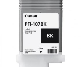 CARTUCHO PLOTTER CANON PFI 107 BK PRETO