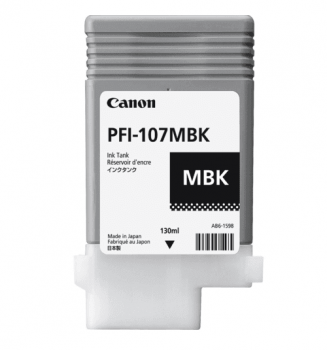 CARTUCHO PLOTTER CANON PFI 107 MBK MATTE BLACK