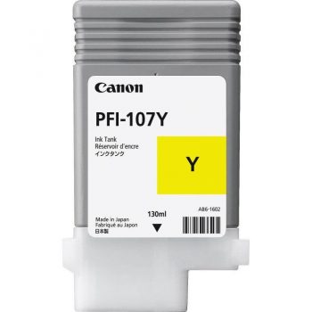 CARTUCHO PLOTTER CANON PFI 107 Y AMARELO