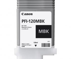CARTUCHO PLOTTER CANON PFI 120 MBK MATTE BLACK