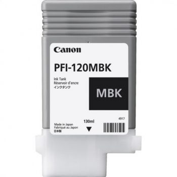 CARTUCHO PLOTTER CANON PFI 120 MBK MATTE BLACK